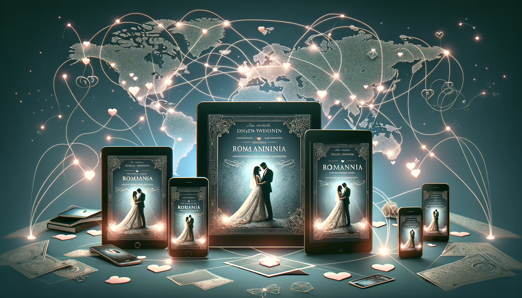 Digital Invitations: The Ideal Solution for Couples Abroad Getting Married in Romania