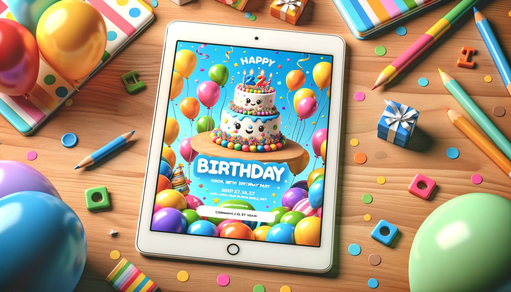 Les Plus Belles Invitations Digitales d'Anniversaire pour Enfants